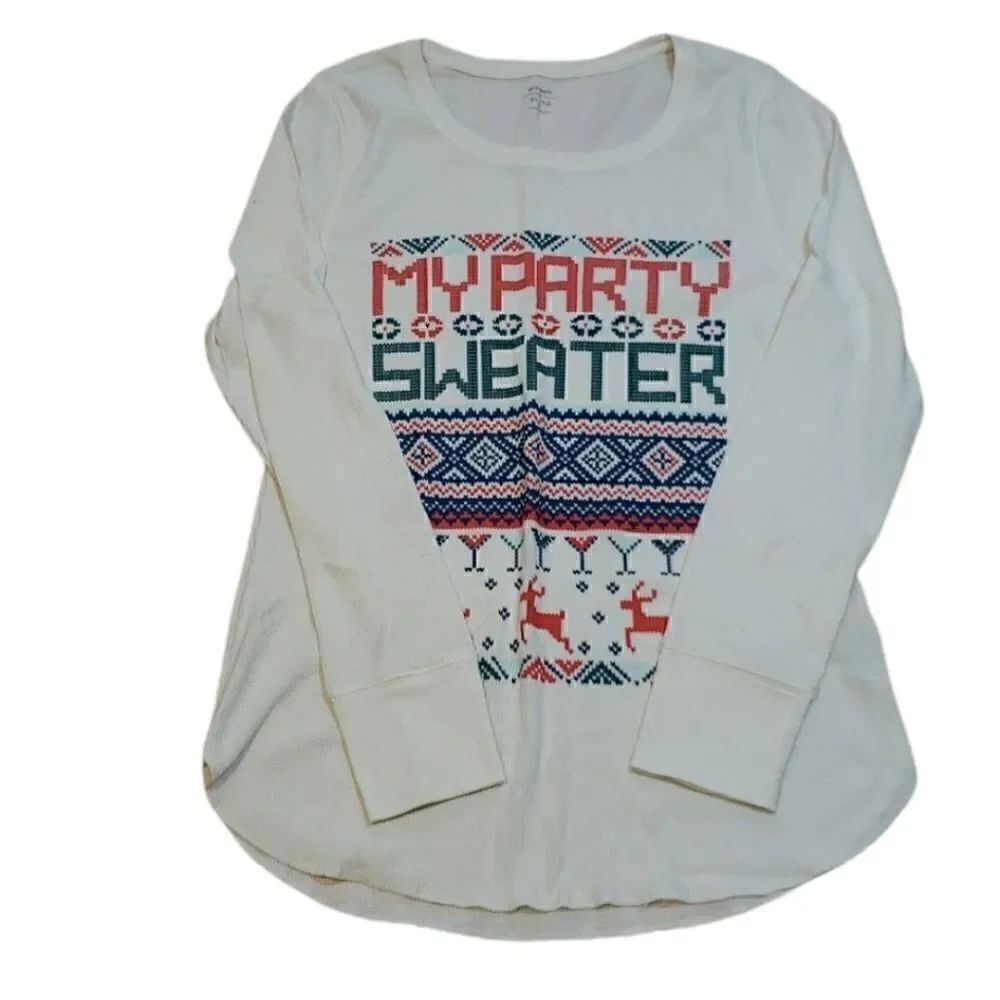 My Party Sweater Thermal Shirt, ugly sweater